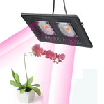 超薄 LED 植物燈，全光譜 COB 生長燈，蔬菜、水果與花卉溫室補光燈 無插頭，50W，100W，150W
