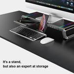 ICE COOREL T1 顯示器增高架折疊筆記本支架帶RGB燈光及4個USB擴展接口