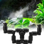MS-PT03 雨林缸景觀攀爬寵物餵食盒迷你噴霧雙頭霧化冷卻噴嘴，MS-PT03