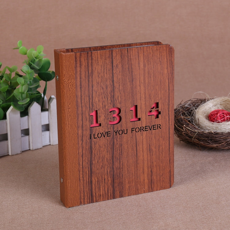 6英寸32頁木製DIY相冊 創意禮物，1314，成長，幸福，寶寶愛，愛給你，時間的故事，永遠，相冊，我愛你，我在路上，小鹿，拾光流影