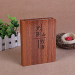 6英寸32頁木製DIY相冊 創意禮物，1314，成長，幸福，寶寶愛，愛給你，時間的故事，永遠，相冊，我愛你，我在路上，小鹿，拾光流影