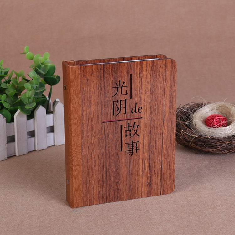 6英寸32頁木製DIY相冊 創意禮物，1314，成長，幸福，寶寶愛，愛給你，時間的故事，永遠，相冊，我愛你，我在路上，小鹿，拾光流影