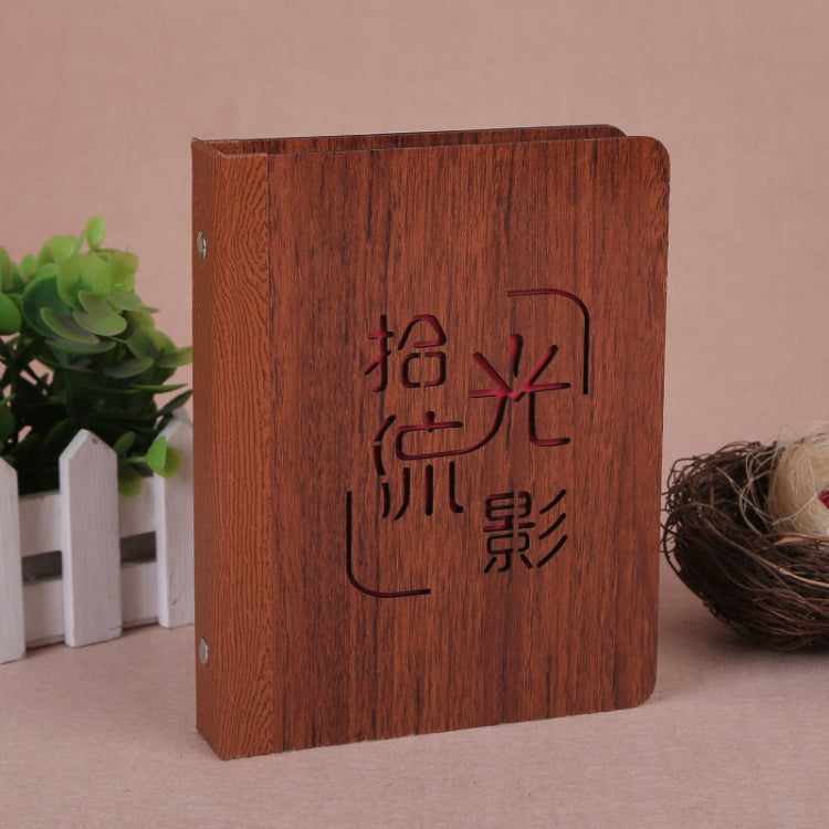 6英寸32頁木製DIY相冊 創意禮物，1314，成長，幸福，寶寶愛，愛給你，時間的故事，永遠，相冊，我愛你，我在路上，小鹿，拾光流影