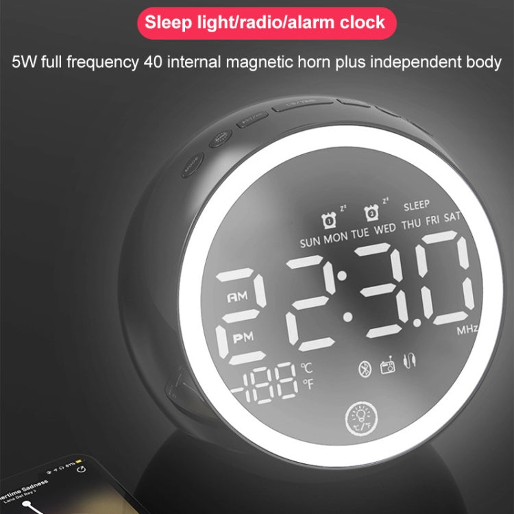 X10 多功能藍牙喇叭 LED 夜燈鬧鐘藍牙喇叭，支持 TF 卡、AUX 及 FM 收音機，美規插頭，歐規插頭，英規插頭