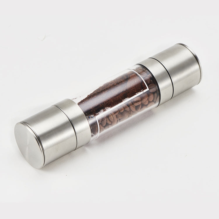 2合1不鏽鋼手動胡椒研磨器 雙頭胡椒研磨器，胡椒研磨器