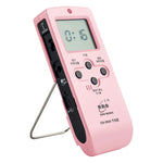 ENO EM-988A 電子人聲可充電節拍器，適用鋼琴/吉他/鼓/古箏/小提琴，EM-988A（粉紅色）