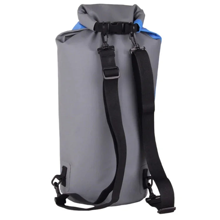 LUCKSTONE 60L戶外漂流及溯溪防水背包 肩背包 充氣游泳包 手提桶包，60L