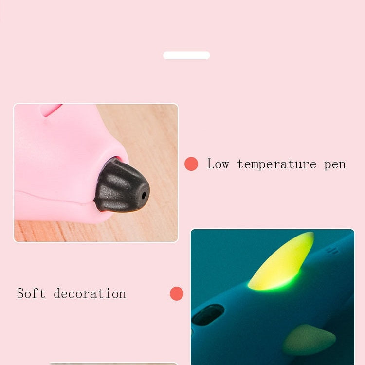 3D 列印筆 三維繪畫塗鴉筆，海豚粉