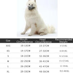 狗嘴套防咬網狀中大型犬防掉口罩，XXS, XS, S, M, L, XL