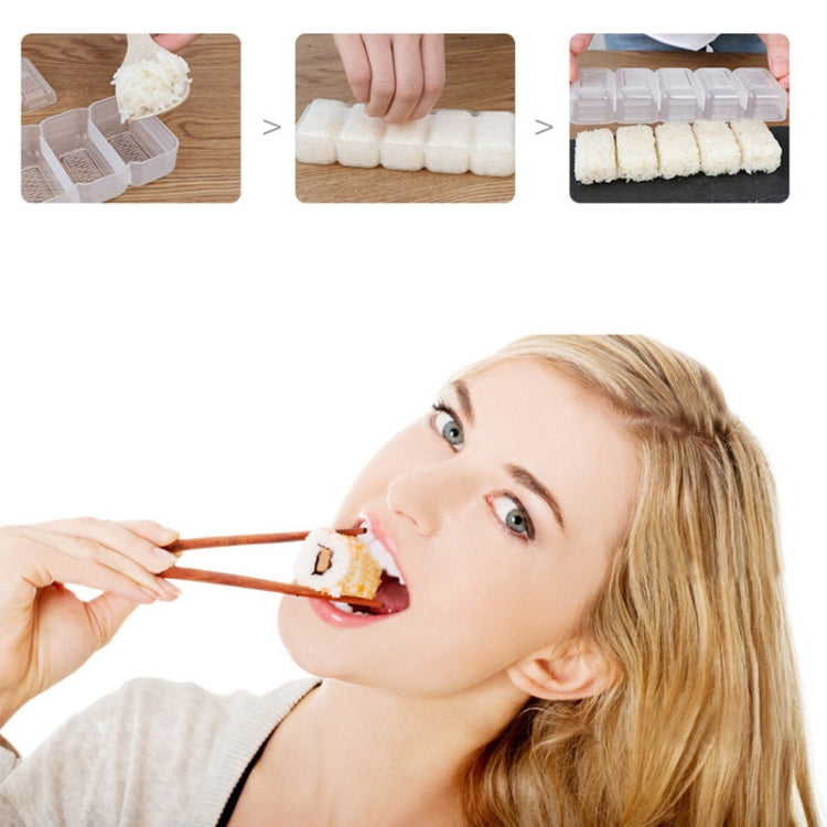 4套兒童便當DIY飯糰壽司模具套裝，大小三角形