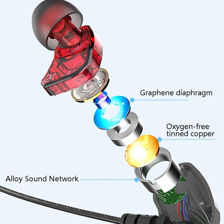 入耳式耳機 重低音 手機遊戲運動有線耳機，黑色，銀色