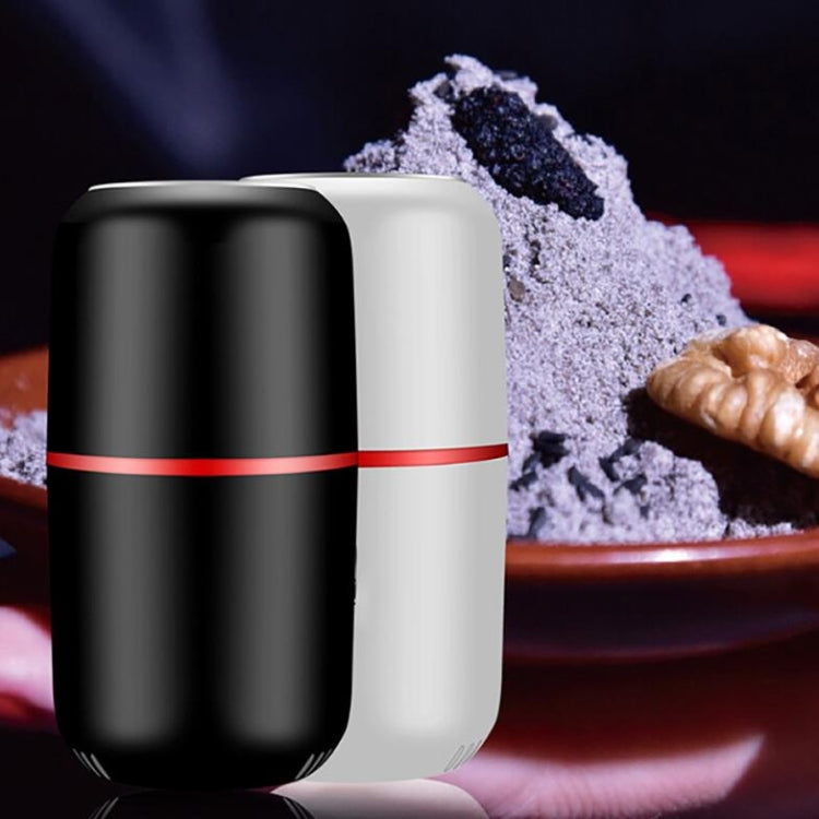 電動小型研磨機家用調味雜糧中藥咖啡研磨機，220V歐規插頭（白色）、220V歐規插頭（黑色）、220V英規插頭（白色）、220V英規插頭（黑色）、110V美規插頭（白色）、110V美規插頭（黑色）