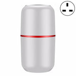 電動小型研磨機家用調味雜糧中藥咖啡研磨機，220V歐規插頭（白色）、220V歐規插頭（黑色）、220V英規插頭（白色）、220V英規插頭（黑色）、110V美規插頭（白色）、110V美規插頭（黑色）