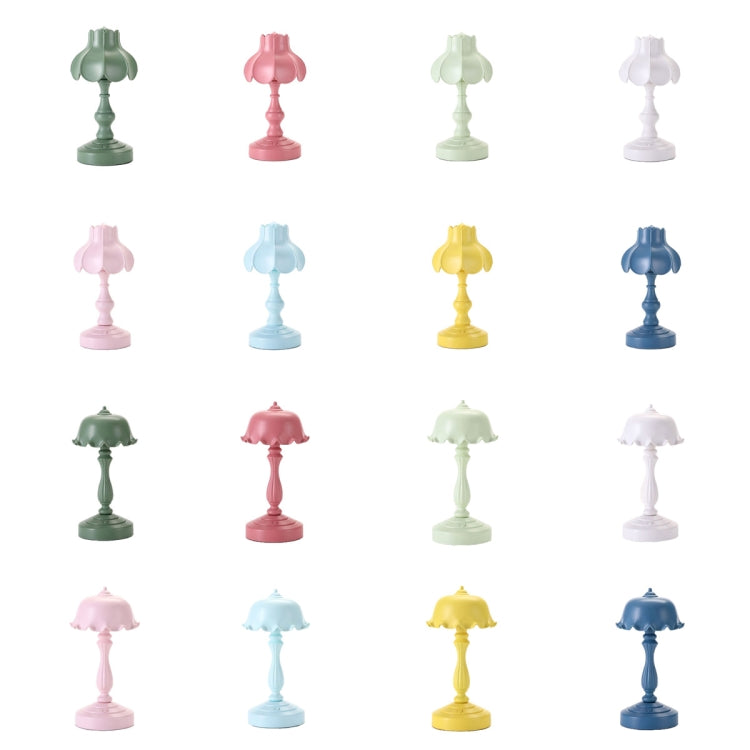 復古充電桌燈 臥室床 LED 護眼燈，LD05 蓮花灰綠，LD05 蓮花玫紅，LD05 蓮花淺綠，LD05 蓮花白，LD05 蓮花粉，LD05 蓮花淺藍，LD05 蓮花黃，LD05 蓮花灰藍