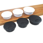 ABS塑膠圓形電纜盒電腦桌線孔蓋，規格：80mm（白色），50mm（白色），50mm（黑色），53mm（白色），53mm（黑色），60mm（黑色），60mm（白色），80mm（黑色），80mm（白色）