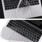 0.13mm 透明 TPU 筆記型電腦鍵盤保護膜，適用於 MacBook Air 13.3 吋 A1369 & A1466，適用於 MacBook Pro 13.3 吋 A1706 & A1989 & A2159（帶觸控欄），適用於 MacBook Pro 15.4 吋 A1707 & A1990（帶觸控欄）