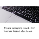 0.13mm 透明 TPU 筆記型電腦鍵盤保護膜，適用於 MacBook Air 13.3 吋 A1369 & A1466，適用於 MacBook Pro 13.3 吋 A1706 & A1989 & A2159（帶觸控欄），適用於 MacBook Pro 15.4 吋 A1707 & A1990（帶觸控欄）