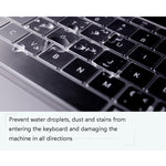 0.13mm 透明 TPU 筆記型電腦鍵盤保護膜，適用於 MacBook Air 13.3 吋 A1369 & A1466，適用於 MacBook Pro 13.3 吋 A1706 & A1989 & A2159（帶觸控欄），適用於 MacBook Pro 15.4 吋 A1707 & A1990（帶觸控欄）