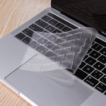 0.13mm 透明 TPU 筆記型電腦鍵盤保護膜，適用於 MacBook Air 13.3 吋 A1369 & A1466，適用於 MacBook Pro 13.3 吋 A1706 & A1989 & A2159（帶觸控欄），適用於 MacBook Pro 15.4 吋 A1707 & A1990（帶觸控欄）