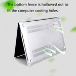 PC 水晶透明筆記型電腦保護殼，適用於 MacBook Air 13.3 吋 A2179 & A2337 (2020)