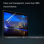 0.12mm 4H 高清透明PET筆記型電腦螢幕保護膜，適用於MacBook Air 11.6吋 A1465 / A1370，MacBook Retina 12吋 A1534，MacBook Pro 13.3吋 A1708 / A1706 / A1989 / A2159，MacBook Air 13.3吋 A1466 / A1369