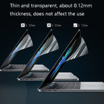 0.12mm 4H 高清透明PET筆記型電腦螢幕保護膜，適用於MacBook Air 11.6吋 A1465 / A1370，MacBook Retina 12吋 A1534，MacBook Pro 13.3吋 A1708 / A1706 / A1989 / A2159，MacBook Air 13.3吋 A1466 / A1369