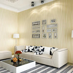 現代極簡臥室客廳自黏無紡布壁紙貼，0.53 x 3米