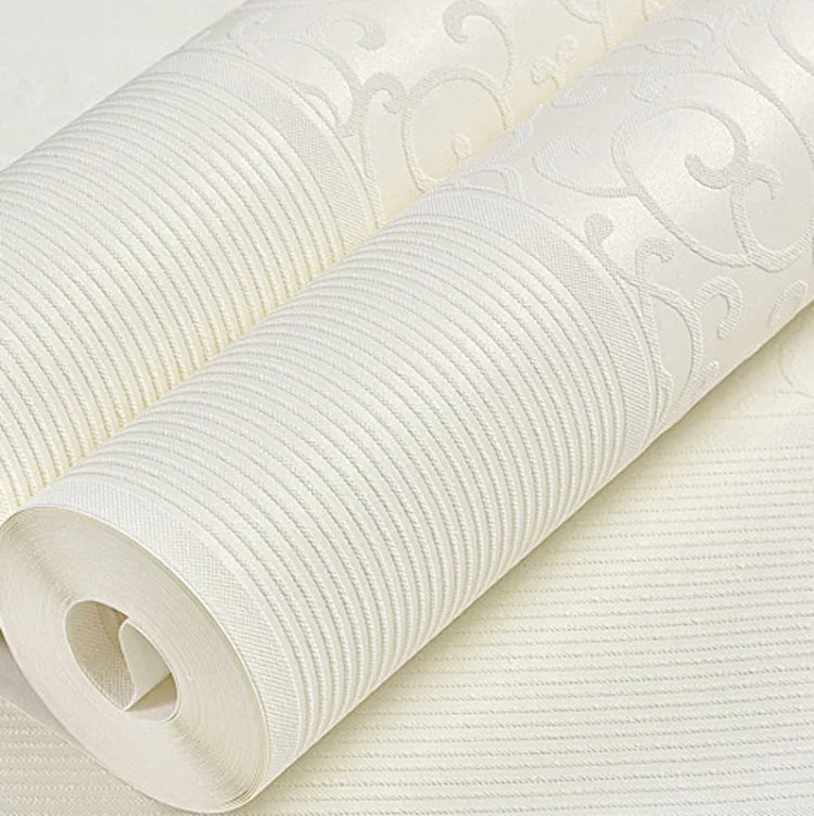 現代極簡臥室客廳自黏無紡布壁紙貼，0.53 x 3米