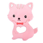 MJYJ019 Silicone Baby Teether Children Molar Stick Toy, Pink, Blue, Orange, Small Fish-Blue, Small Fish-Pink, Small Fish-Green, Fox-Blue, Fox-Pink, Fox-Green, Monkey-Pink, Monkey-Orange, Monkey-Coffee, Kitten-Coffee, Kitten-Blue, Kitten-Pink