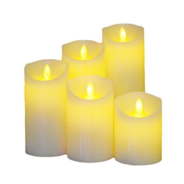 3 件 LED 電子蠟燭燈 生日婚禮家居裝飾道具 蠟燭座，電池供電，尺寸：電池供電 7.5 x 10CM，電池供電 7.5 x 12.5CM，電池供電 7.5 x 15CM，電池供電 7.5 x 17.5CM，電池供電 7.5 x 20CM