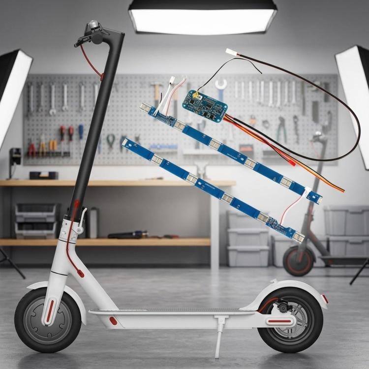 電動滑板車 BMS 主板 + 側條套件 適用小米米家 M365 Pro，BMS 主板 + 側條