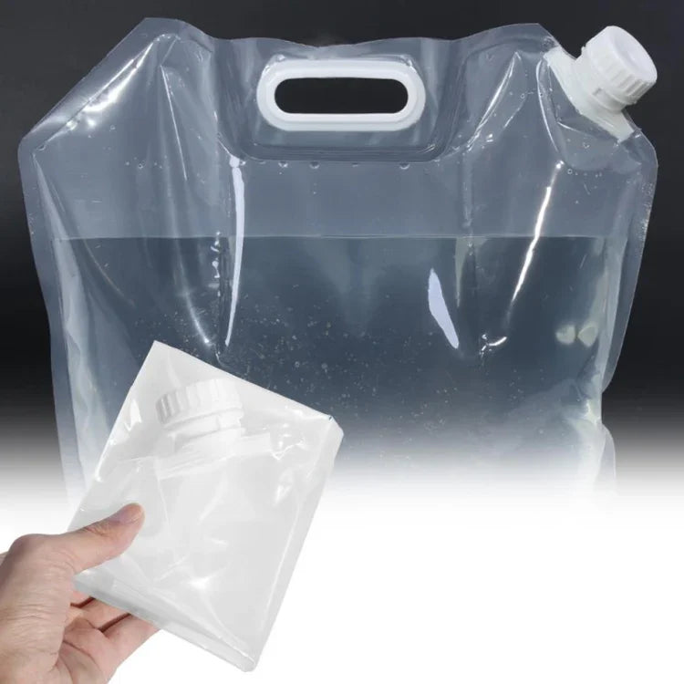折疊水袋 戶外運動露營徒步儲水桶 野餐水容器 提水袋，5L、10L、15L