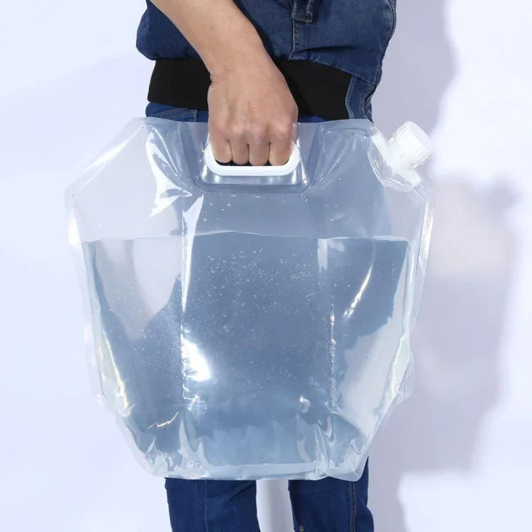 折疊水袋 戶外運動露營徒步儲水桶 野餐水容器 提水袋，5L、10L、15L