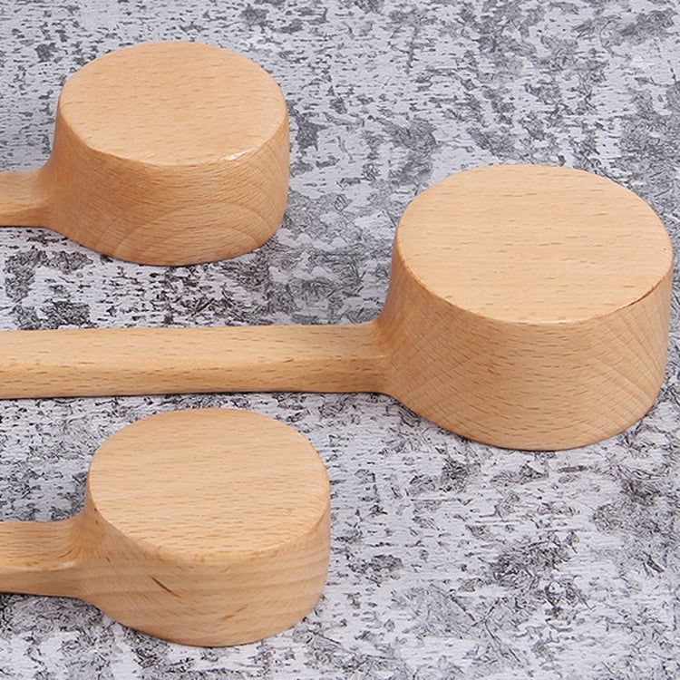長柄木製調味匙 甜點咖啡奶茶匙，調味小匙，中匙，大匙