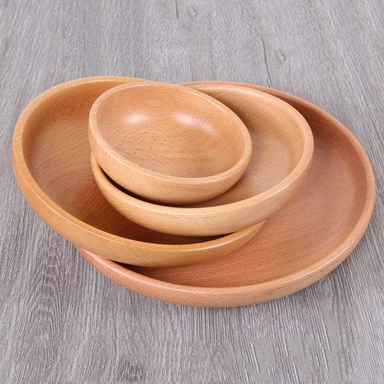 圓形水果盤沙拉碗 厚木乾果盤水果壽司盤，15cm，20cm，25cm，30cm