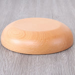 圓形水果盤沙拉碗 厚木乾果盤水果壽司盤，15cm，20cm，25cm，30cm