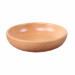 圓形水果盤沙拉碗 厚木乾果盤水果壽司盤，15cm，20cm，25cm，30cm
