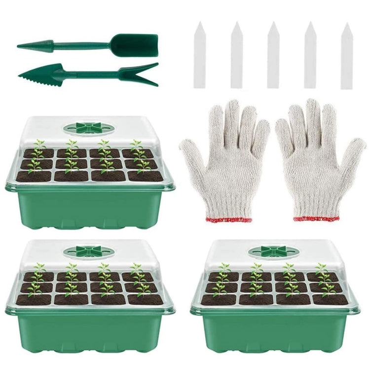 11件套園藝植物苗培育工具，植物苗培育工具