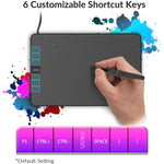 VEIKK VK640 數位板 手繪畫板 電子繪圖板，VK640
