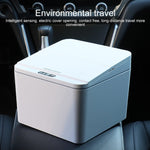 EXPED SMART 桌面智能感應電動收納盒車用垃圾桶，4L 電池版（白色）、4L 充電版（白色）、4L 電池版（灰色）、4L 充電版（灰色）、6L 電池版（白色）、6L 充電版（白色）