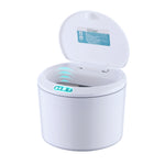 EXPED SMART 桌面智能感應電動收納盒車用辦公垃圾桶，規格：3L 電池版（白色）、3L 電池版（卡其色）、5L 電池版（白色）、5L 電池版（卡其色）、3L USB 充電版（白色）、3L USB 充電版（卡其色）