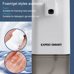 EXPED SMART智能感應皂液器自動泡沫洗手機，款式：600ML凝膠抽取版（藍灰色）