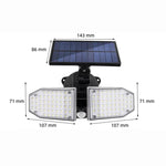 太陽能人體感應燈戶外防水 LED 牆燈，TY06601 100 SMD，TY06602 120 SMD，TY06603 100 SMD，TY06604 120 SMD