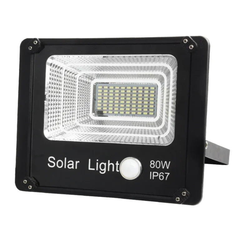 戶外太陽能投光燈遙控感應防水壁燈，50W，80W，120W，150W