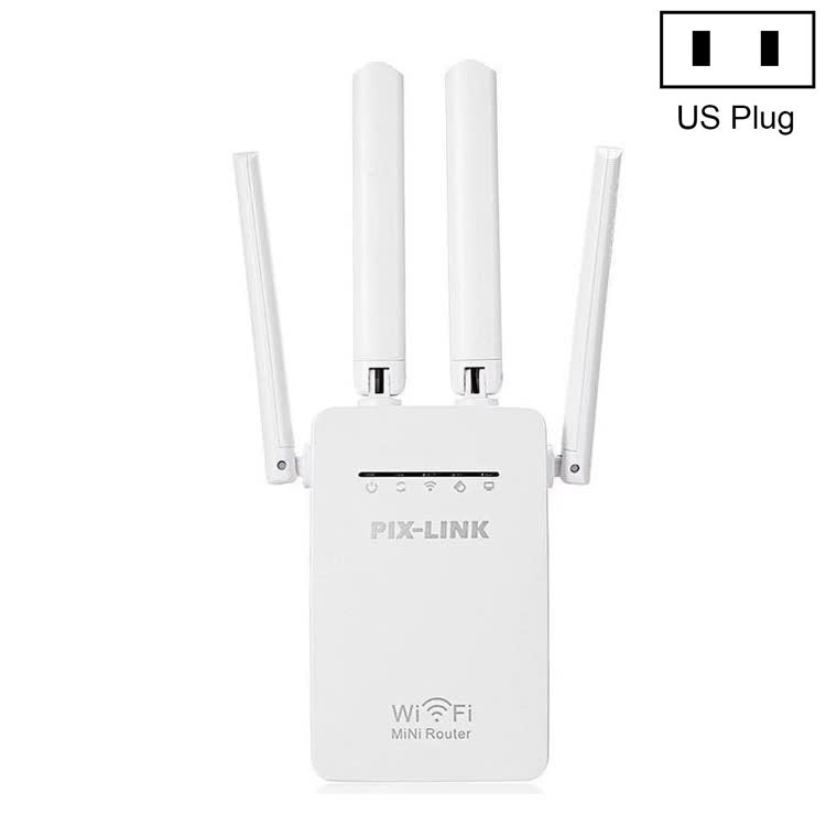 PIX-LINK LV-WR09 300Mbps WiFi 範圍擴展器中繼器迷你路由器，美規插頭，歐規插頭，英規插頭，澳規插頭