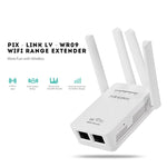 PIX-LINK LV-WR09 300Mbps WiFi 範圍擴展器中繼器迷你路由器，美規插頭，歐規插頭，英規插頭，澳規插頭