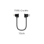 Sunnylife TY-X9304 適用於 DJI Mavic Air 2S / DJI FPV 飛行眼鏡 V2 / Mavic Mini2 / Osmo Pocket 2 手機平板連接線，15cm Type-C 轉 8 Pin 線，15cm Type-C 轉 Micro USB 線，15cm Type-C 轉 Type-C 線，30cm Type-C 轉 8 Pin 線