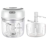ZM-14 Household Mini Wireless Electric Garlic Masher, White 100ml, Green 100ml, Pink 100ml, High Cup White 250ml, High Cup Green 250ml, High Cup Pink 250ml, White Glass 300ml, Green Glass 300ml, Pink Glass 300ml, White High Cup 250ml + Small Cup 100ml ...
