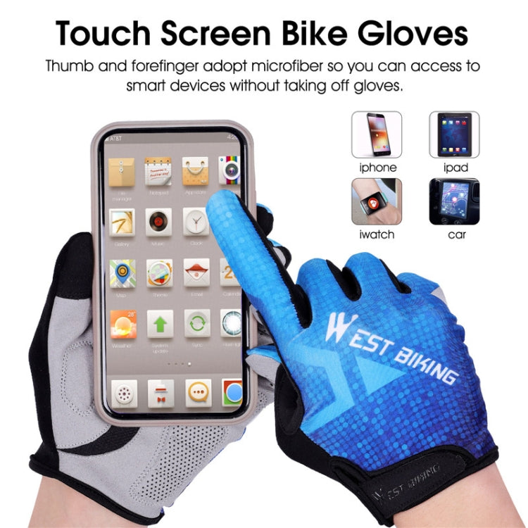 WEST BIKING YP0211216 騎行手套 自行車減震觸屏全指手套, M, L, XL, XXL