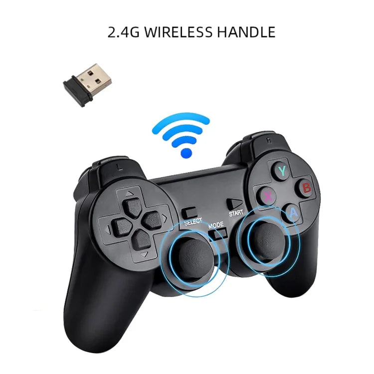 M8 無線 HDMI 街機遊戲家用電視迷你遊戲機，附 2 個遊戲手把，M8 32G（無線），M8 64G（無線）
